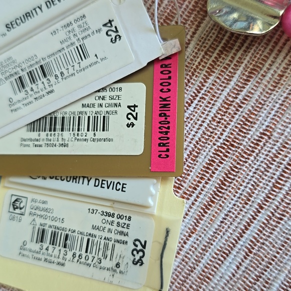 LIZ MONET MIXIT BRANDS WOMEN'S FASHION JEWELRY BUNDLE OF PINK STRETCH BRACELETS - Picture 6 of 6